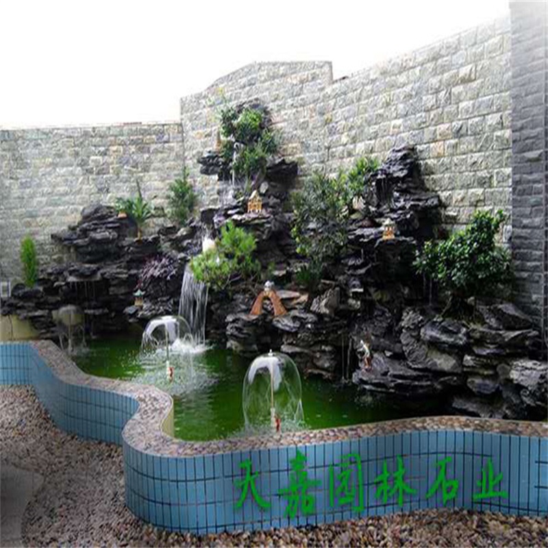 聊城小庭院水景设计